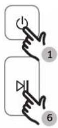 Illustration showing a hand washing a basin with a water tap and a valve, accompanied by Hebrew text.