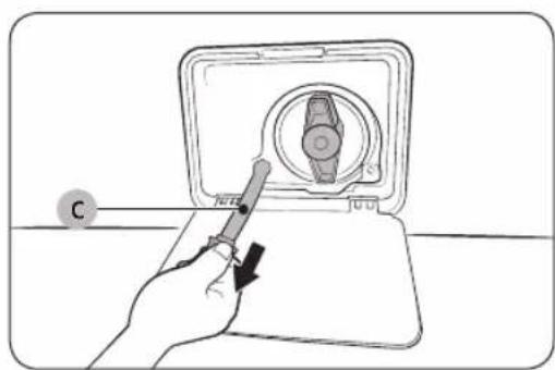 SAMSUNG WW11BB5044AW - Emergency drain - 3