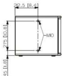 212.5 [8.4] 275 [0.8] MIO 45 [1.8]