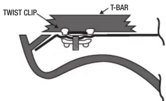 TWIST CLIP T-BAR