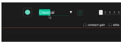 Classical constant gain delta