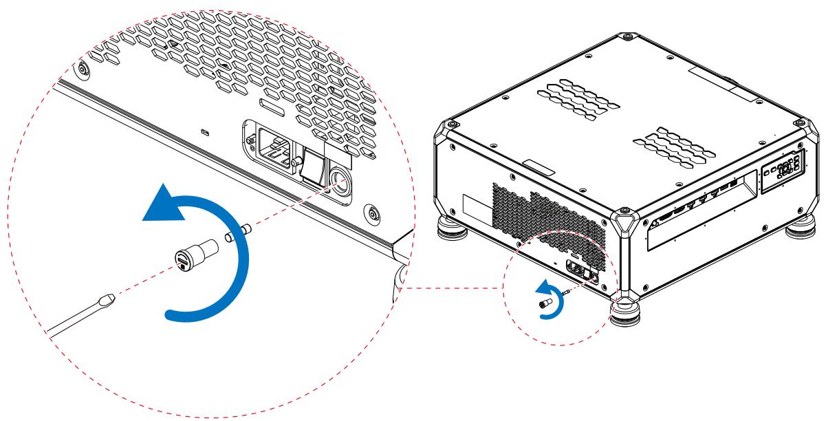OPTOMA ZU2200 - Comment remplacer le fusible : - 1
