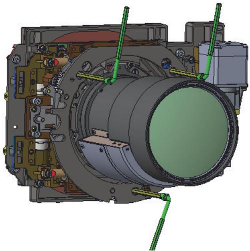 OPTOMA ZU2200 - Réglez la ligne de visée - 3