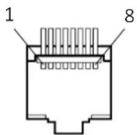 Postium OBM-W550 - F : PARALLEL REMOTE connector(RJ-45, 8-pin) - 1