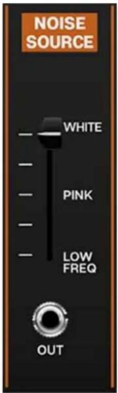 NOISE SOURCE WHITE PINK LOW FREQ OUT