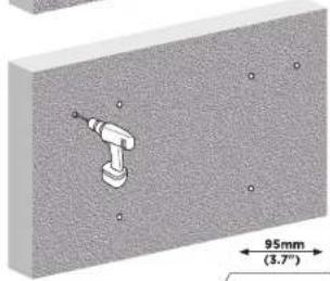 Mount-It! MI-14010 - Concrete/Brick Installation Option - 3