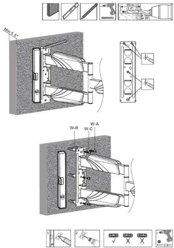 Mount-It! MI-14002 - Concrete/Brick Mounting Option - 1