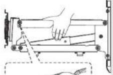 Mount-It! MI-395 - Attaching TV To The Spring Arm - 1