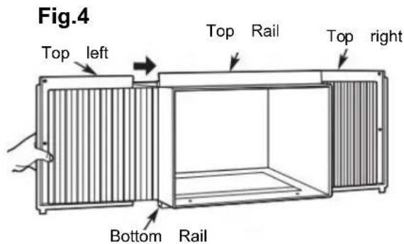 Fig.4 Top left Top Rail Top right Bottom Rail
