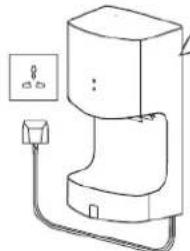 KDK T09AB - Adjust the length of the power cord on the main body. 调节连接主机的电源线长度。 - 1