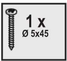 1 x Ø 5x45