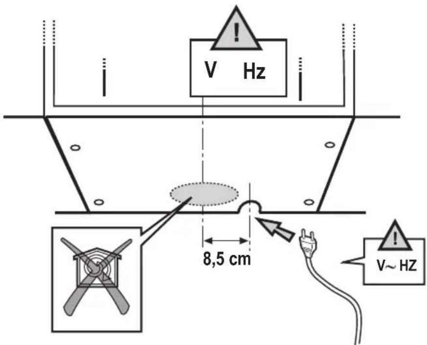 V Hz 8,5 cm V~Hz