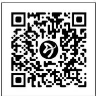 QR code with a central logo, likely linking to a digital resource or website.