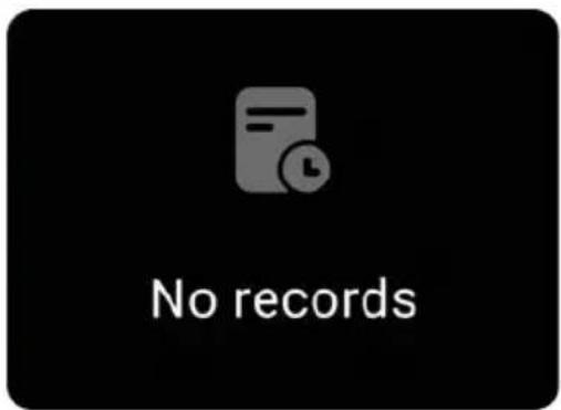 No records