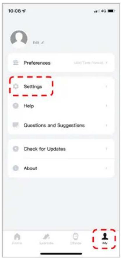 10:06 Edit Preferences Settings Help Questions and Suggestions Check for Updates About My