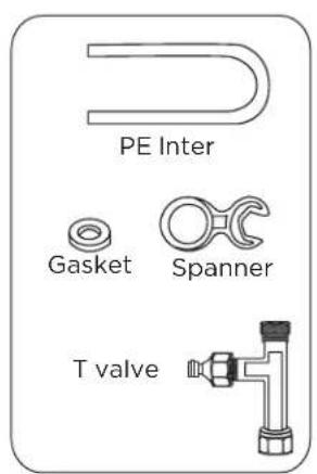 PE Inter Gasket Spanner T valve