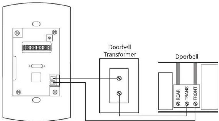 Doorbell Transformer Doorbell REAR TRANS FRONT