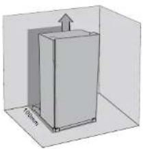 Khind RF355 - Space Requirement - 1