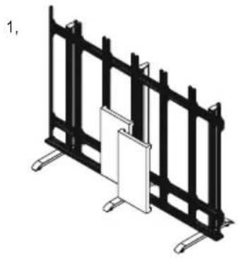 B-Tech BT9370 - Position Sliding Nuts To Mount LED Cabinets - 3