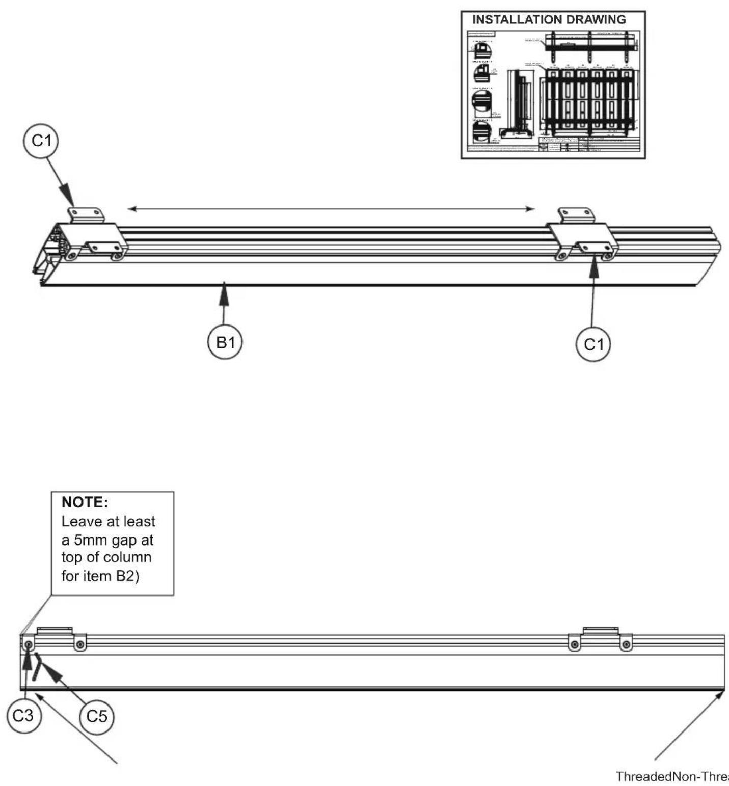 B-Tech BT9370 - Attach Joining Plate to Column - 2
