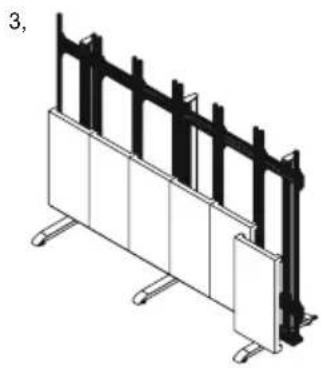 B-Tech BT9370 - Position Sliding Nuts To Mount LED Cabinets - 5