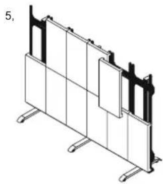 B-Tech BT9370 - Position Sliding Nuts To Mount LED Cabinets - 7