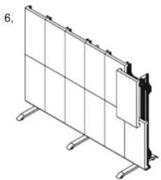 B-Tech BT9370 - Position Sliding Nuts To Mount LED Cabinets - 8