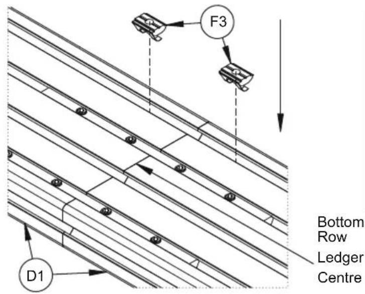 F3 Bottom Row Ledger Centre D1
