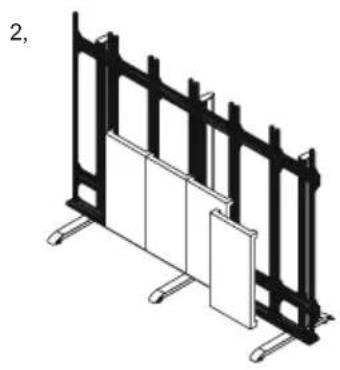 B-Tech BT9370 - Position Sliding Nuts To Mount LED Cabinets - 4