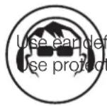 Cotech YLQ4.40C-90 - Key to warning symbols - 2
