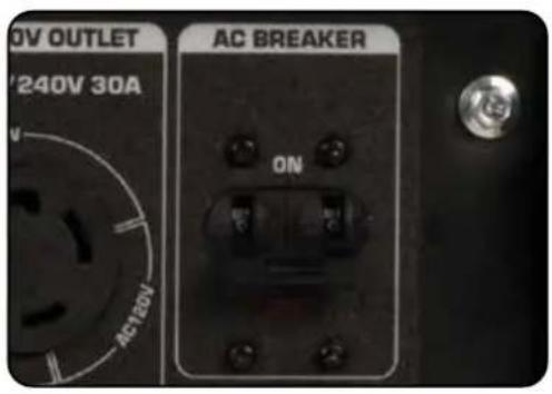 OV OUTLET '240V 30A AC BREAKER ON
