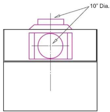 10" Dia.