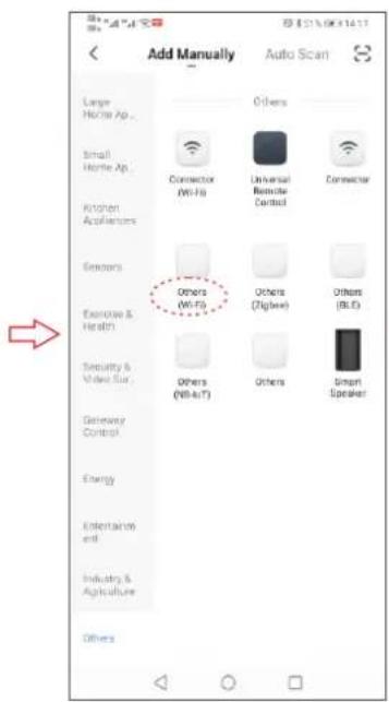 Add Manually Auto Scan Large Home Ap... Small Home Ap... Kitchen Appliances Seniors Extronic & Health Security & Video Sur Getaway Control Energy Entertainment and Industry & Agriculture Others Connector (Wi-Fi) Universal Remote Control Connector Others (Wi-Fi) Others (Zigbee) Others (BLS) Others (Wi-Fi+T) Others Smart Speaker