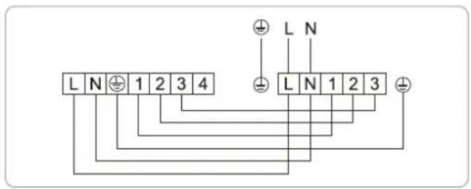 L N 1 2 3 4 L N 1 2 3