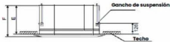 Infiniton CFLOF24A2 - Indoor unit dimensions - 7
