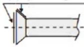 Infiniton CFLOF24A2 - Refrigerant gas pipe connection - 2