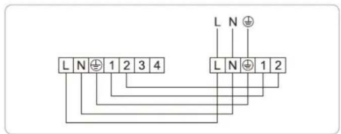 L N 1 2 3 4 L N 1 2