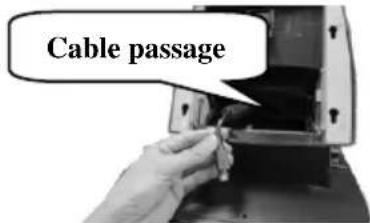 Cable passage