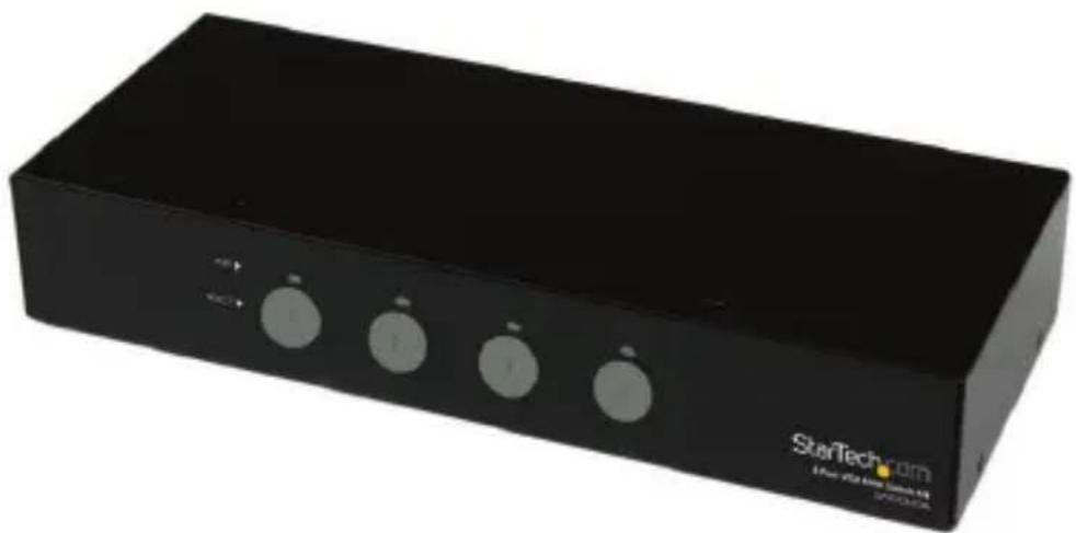 StarTech.com SV231DLU3A - 2/4 Port SuperSpeed USB 3.0 Dual-Link DVI KVM Switch with Audio and Cables - 1