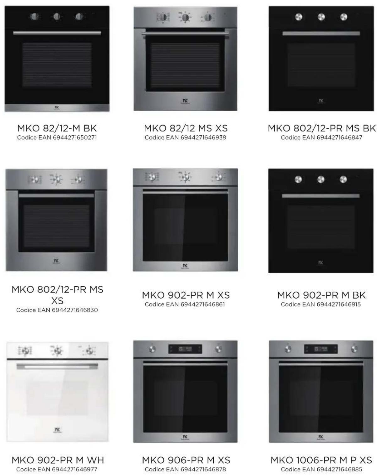 Master Kitchen MKO 906-PR M XS - Forno da incasso Serie Prime Manuale dell'utente - 2