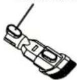 GEMINI GVC150RD - 2-in-1 Crevice tool / narrow nozzle assemble with handheld unit - 2