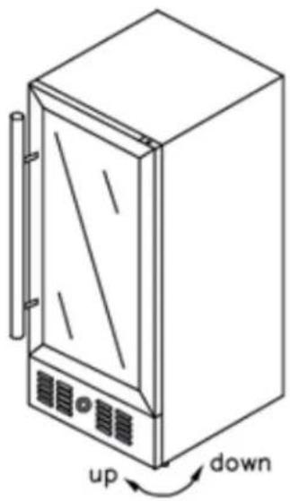 Avallon AWBC242GGFD - Leveling the Refrigerator - 1