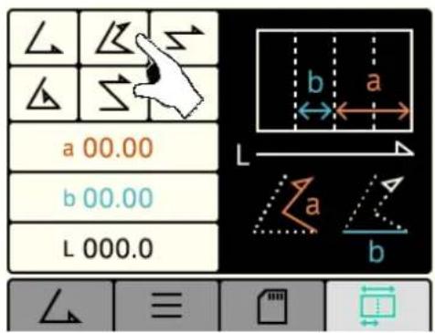 a 00.00 b 00.00 L 000.0