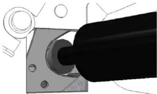MBM 508A - 6-4 : Removal and installation, and cleaning of folder roller - 4