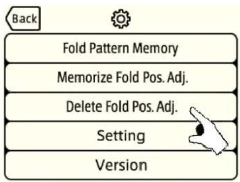 MBM 508A - 5-7-2 : Individual deletion of individual memory of fine adjustment - 2