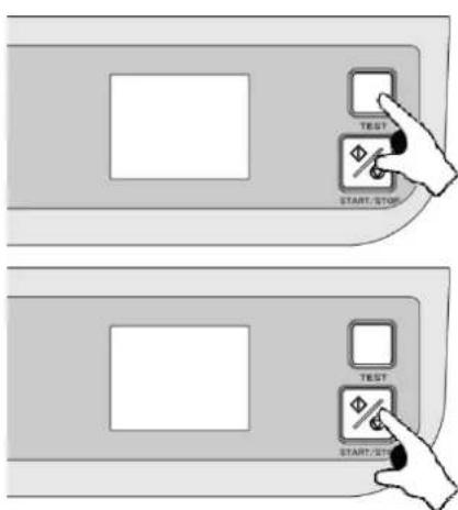 TEST START/STOP TEST START/STOP