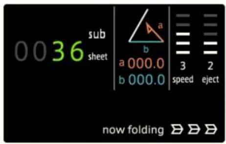 0036 sub sheet a 000.0 b 000.0 3 speed 2 eject now folding