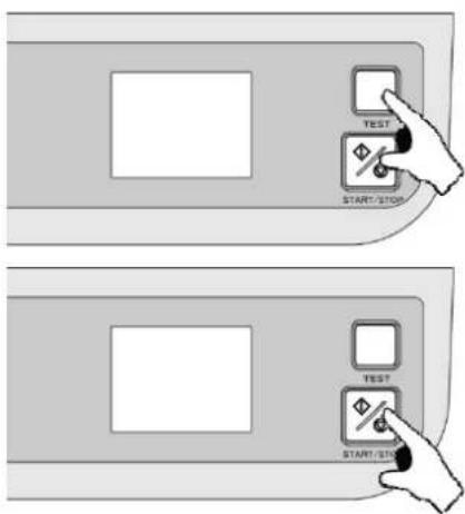 TEST START/STOP TEST START/STOP