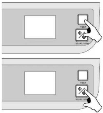 TEST START/STOP TEST START/STOP