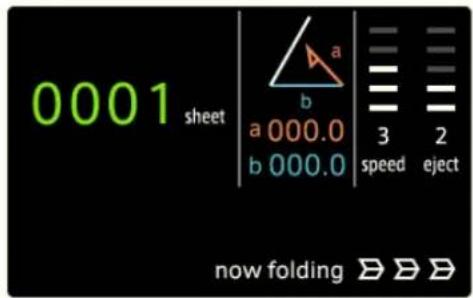 0001 sheet a 000.0 b 000.0 3 speed 2 eject now folding